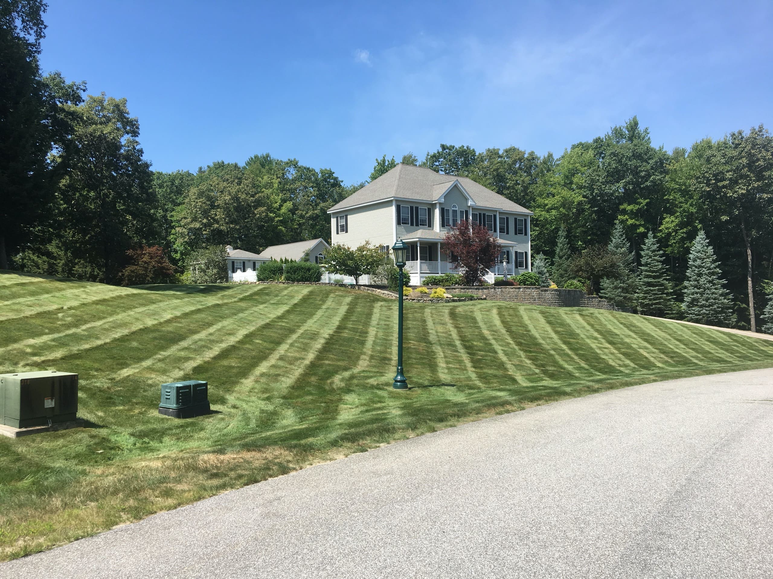 Residential landscaping in NH